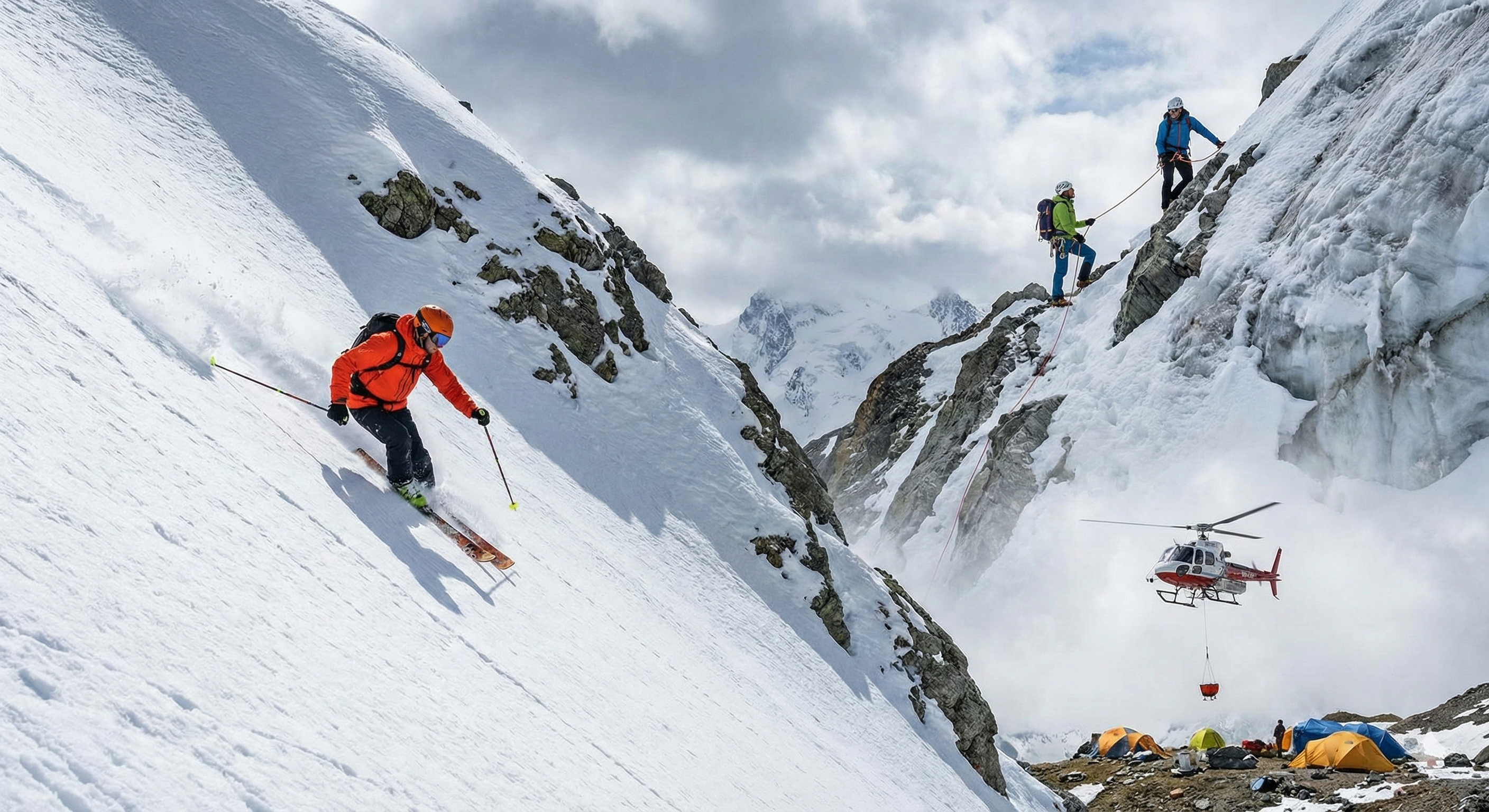 Avanturistične aktivnosti - smučanje in gorništvo zahtevajo dodatno zavarovanje