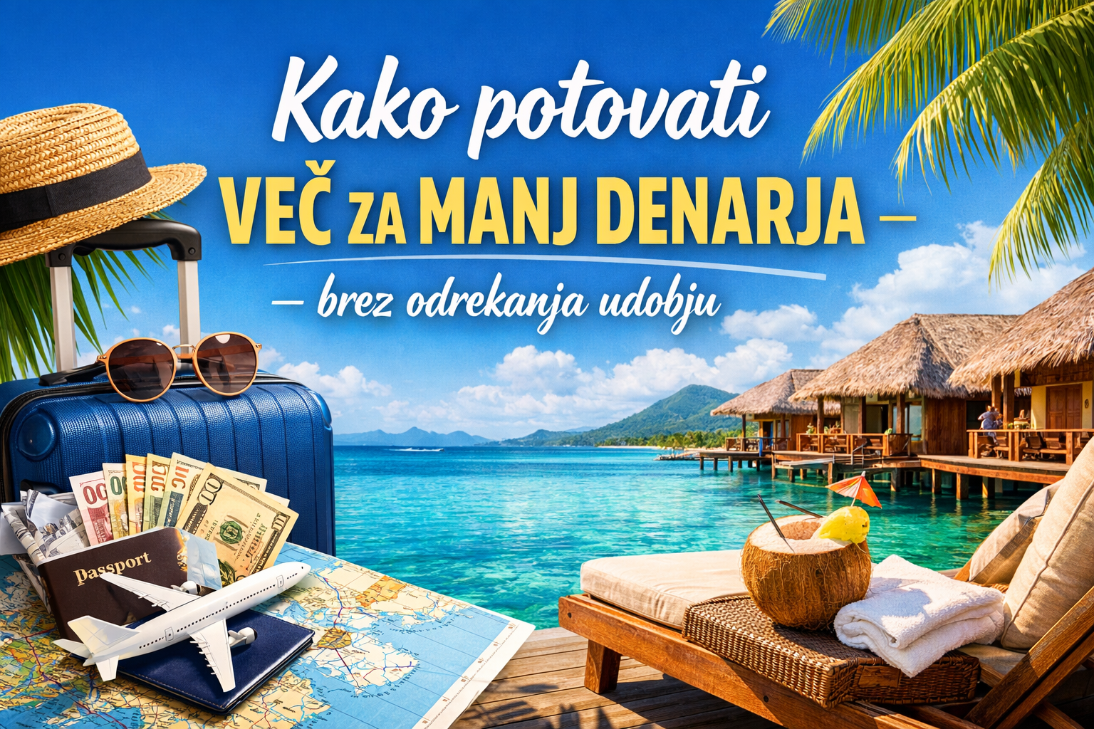 Potovanje več za manj denarja - nasveti za udobno in ugodno potovanje