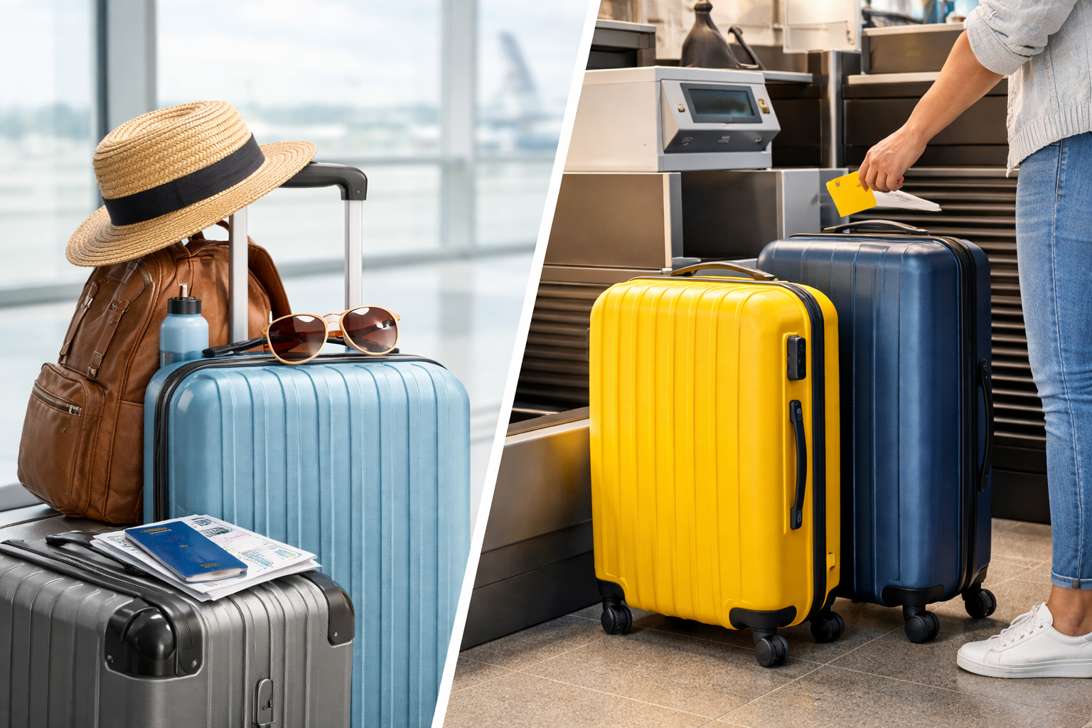 Ročna prtljaga vs. oddana prtljaga - kaj se bolj splača in kdaj