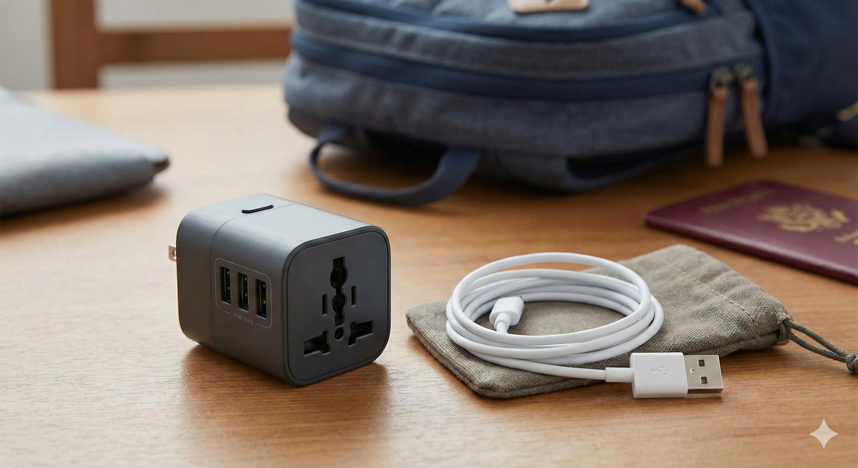 Univerzální cestovní adaptér a nabíječka - nezbytné pomůcky